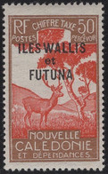 Wallis & Futuna 1930 MH Sc J19 50c Malayan Sambar - Segnatasse