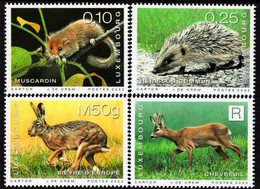 Luxembourg 2022  POSTFRISCH ** 22 04.27.22 , Local Fauna Mammals ,serie Neuve - Unused Stamps