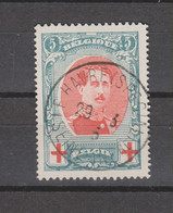 COB 132A Oblitéré Dentelé 12 X 14 - 1914-1915 Cruz Roja