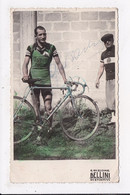 PHOTO CYCLISME Cycliste Italien Gino Bartali  Avec Signature - Ciclismo