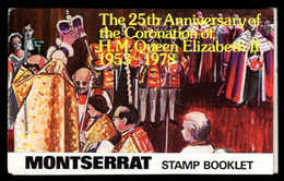 MONTSERRAT(1978) Unexploded Booklet Of 8. Scott Nos 385-8. Silver Jubilee. - Montserrat