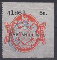 GB Consular Service Revenue Stamp 5s - Fiscale Zegels