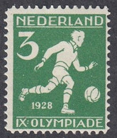 Netherlands, Scott #B27, Mint Hinged, Soccer, Issued 1928 - Unused Stamps