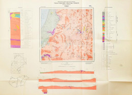 1967 Fony Földtani Térképe, Magyar Földtani Intézet, 1:25 000, 69×99 Cm - Non Classificati