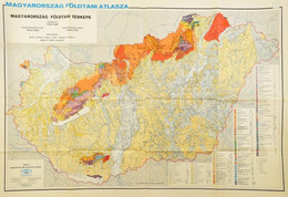 1984 Magyarország Földtani Térképe, Magyar Földtani Intézet, 74×110 Cm - Non Classificati