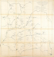 1913 Sketch Map Of A Portion Of Transylvania To Accompany Report Of F. G. Clapp, Erdély Térképe Gázmezők és Gázkutak Poz - Non Classificati