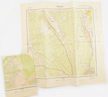 1963 Gyöngyös és Gyöngyössolymos Topográfiai Térképe, 2 Db, Egymással érintkező, 1 : 10.000, Állami Földmérési Térképész - Non Classificati