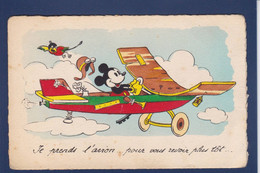 CPA Disney Walt Mickey Non Circulé Séphériadès Aviation - Andere & Zonder Classificatie