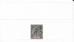 Guadeloupe Timbre Type Groupe N° 27 Oblitéré Oblitération Reunion !? - Used Stamps