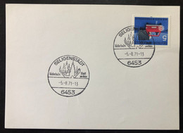 GERMANY, 6453 « SELIGENSTADT »,« Historische Stadt Am Main », «Special Commemorative Postmark », 1971 - Storia Postale