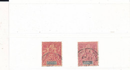 Guadeloupe Timbres Type Groupe N° 37 Oblitérés (nuances) - Used Stamps