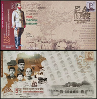 India 2022 Netaji Subhas Chandra Bose Set Of 2 Cuttack, Odisha Issue Army Cover (**) Inde Indien - Covers & Documents