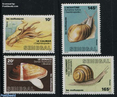 Senegal 1988 Marine Life 4v, Mint NH, Nature - Shells & Crustaceans - Vie Marine