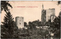 3XD 81. MONTBAZON - LE DONJON ET LA TOUR - Montbazon