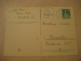 BERLIN 1961 Postfach Cancel Postal Stationery Card BERLIN GERMANY - Postkaarten - Gebruikt