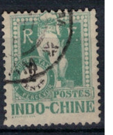 INDOCHINE     N°  YVERT :   TAXE 34 ( 11 ) OBLITERE       ( Ob   10/15 ) - Timbres-taxe