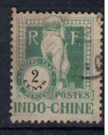 INDOCHINE     N°  YVERT :   TAXE 34 ( 10 ) OBLITERE       ( Ob   10/15 ) - Postage Due