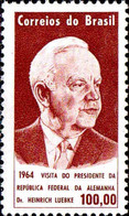 Brésil Poste N** Yv: 756 Mi:1057 Heinrich Luebke Président De La RFA - Unused Stamps