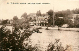 Pont Aven * La Rivière Bordée D'ajoncs Fleuris * Bateau - Pont Aven