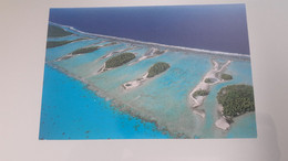 Polynésie Atoll De Rangiroa Vue Aérienne Des Motus - Polynésie Française