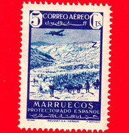 Nuovo - MNH - MAROCCO - Marruecos - 1942 - Paesaggio, Ketama E Aerei - Posta Aerea - 5 - Marruecos Español