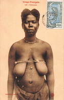 GABON  Gabonaise Du Congo, Audema Nudo Nuvola Desnudo Nudi Top-Less Naked (Scan R/V) N°66 \MP7130 - Gabón