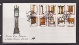 SOUTH AFRICA - 1992 Antique Cape Furniture FDC - Storia Postale