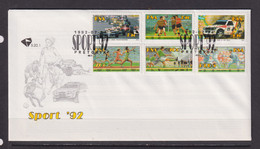 SOUTH AFRICA - 1992 Sport FDC - Lettres & Documents