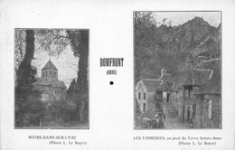 61-DOMFRAONT- MULTIVUES NOTRE DAME SUR L'EAU ET LES TANNERIES - Domfront