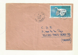 POLYNESIE TP N° 189 OBLITERE SUR LETTRE. - Used Stamps
