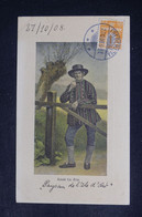 DANEMARK - Affranchissement De Fredericia Sur Carte Postale Pour La France En 1908 - L 122657 - Storia Postale