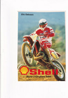 Moto - Shell - Eric Geboers - Trading Cards