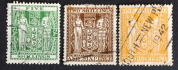 1946 -58 - New Zealand -  Postal Fiscal Tax - 3 Stamps - Used - Oblitérés