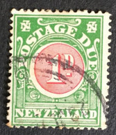 1919 - New Zealand - Numeral In Hatched Circle - Postage Due  - Used - Gebraucht