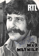 MAX MEYNIER- CARTE - CPMS - AUTOGRAPHIE - Otros & Sin Clasificación