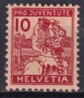 SUISSE - 1915 - PRO JUVENTUTE YVERT N°150 * MH - COTE = 120 EUR. - - Ungebraucht