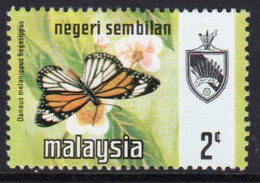 Malaysia Negri Sembilan 1971 Single 2c Stamp From The Butterflies Set In Mounted Mint - Negri Sembilan