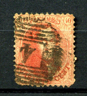 BELGIQUE - YT 16 - 40c Rouge Léopold 1er - Oblitéré (oblitération Lourde) - 1863-1864 Médaillons (13/16)