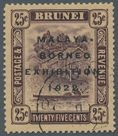 Brunei: 1922, TWO CENTS To ONE DOLLAR "MALAYA-BORNEO EXHIBITION, 1922", Die Acht - Brunei (1984-...)