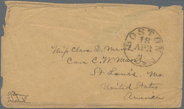 Iraq: 1854 Stampless Envelope (without Contents) Sent From MOSUL, IRAQ MESOPOTAM - Iraq