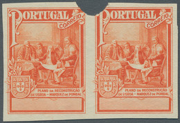 Macao: Imposto Postal 1925, Monument Of The Marques De Pombal, 3 Values In Imper - Other & Unclassified