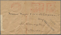Malayan States - Straits Settlement: 1940, Meter Mark 6 C. (2) "PENANG 24 IV 40" - Straits Settlements