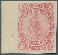 Paraguay: 1881, Colour Proofs Of The First Lion Issues, 1c. (3), 2c. (14) And 4c - Paraguay