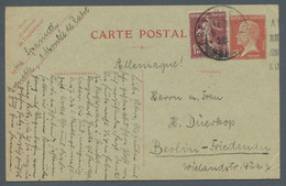 France - Postal Stationery: 1929, Auslandspostkarte, Wertstempel Pasteur 75 C., - Autres & Non Classés