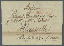 France - Field Post: BUREAU GENERAL ARM. D'ALLEMAGNE; 1811, Faltbrief Ohne Inhal - Timbres De Franchise Militaire