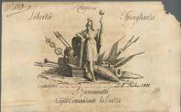 Italy -  Pre Adhesives  / Stampless Covers: 1801, CISALPINISCHE REPUBLIK, Schrei - ...-1850 Préphilatélie