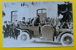 17687 -  Funérailles Voiture Personnalités Et Militaire Carte Photo à Situer - Funeral