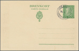 Sweden - Post Marks: 1925, 10 Ö.Gustav-Adolph-GA-Karte Mit Rs. Zudruck "LIFE AND - Other & Unclassified