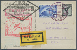 Air Mail - Germany: DOX; 1931, Südamerikafahrt 2 Mark (Mi.Nr. 438) Und Flugpostm - Airmail & Zeppelin