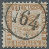 Baden - Marken Und Briefe: 1864, Freimarke 9 Kreuzer Mittelchromgelb (fahlbraun) - Other & Unclassified
